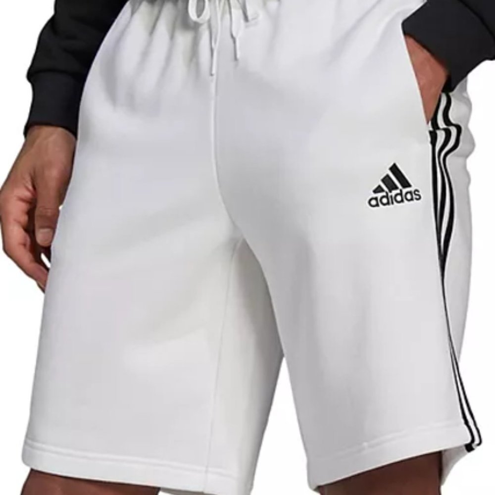 Adidas 3-Stripe Fleece Shorts Medium